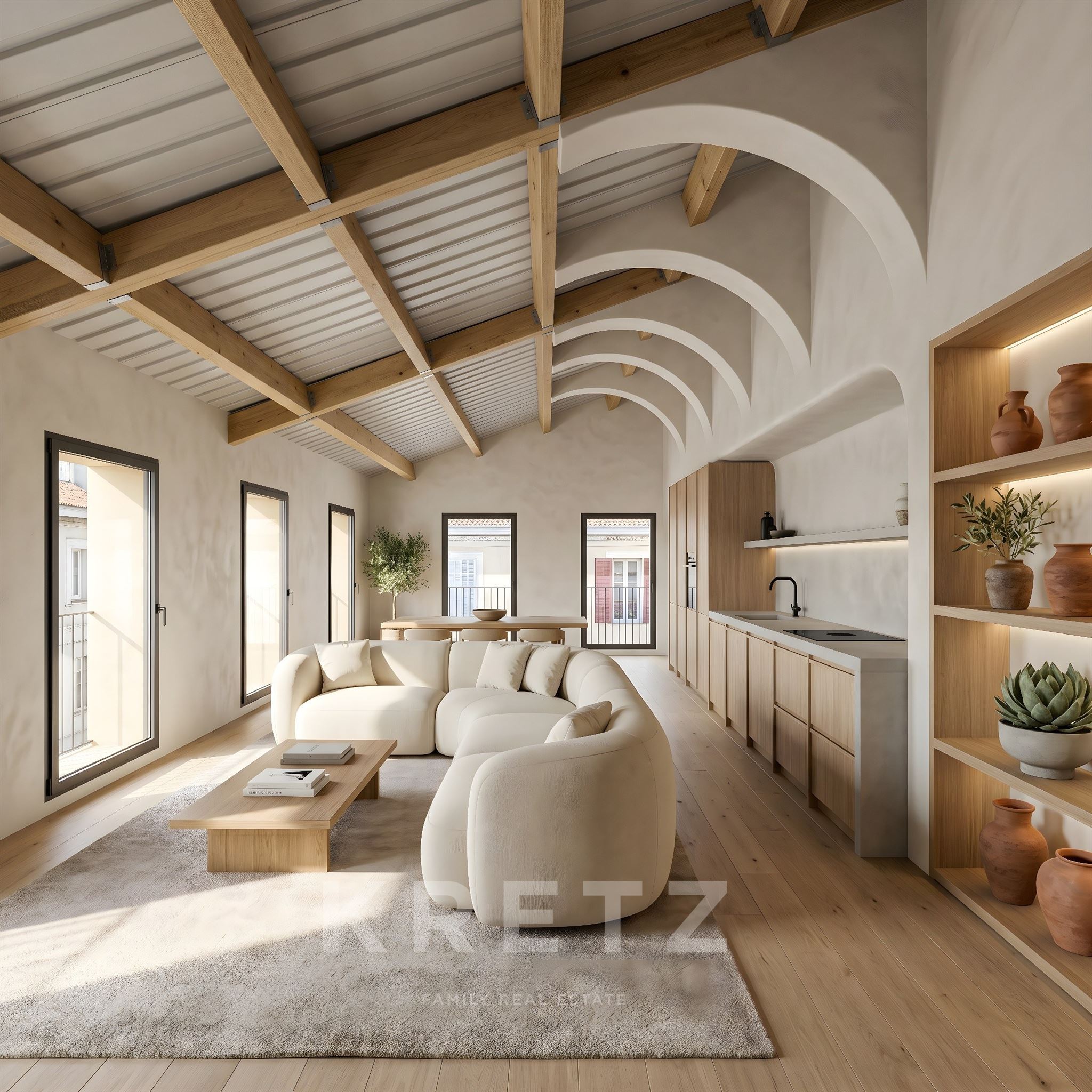 Duplex contemporain avec vue mer, terrasses, et garage, à 2min de la mer