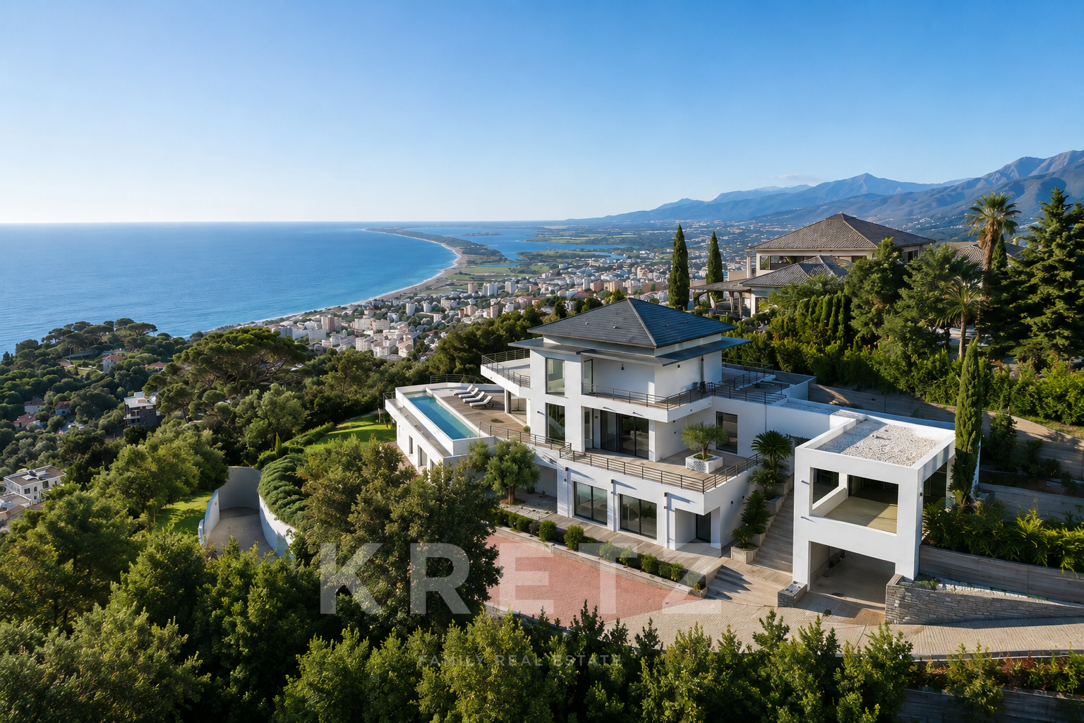 Villa d'Architecte d'Exception - Vue mer sur les Hauteurs de Bastia