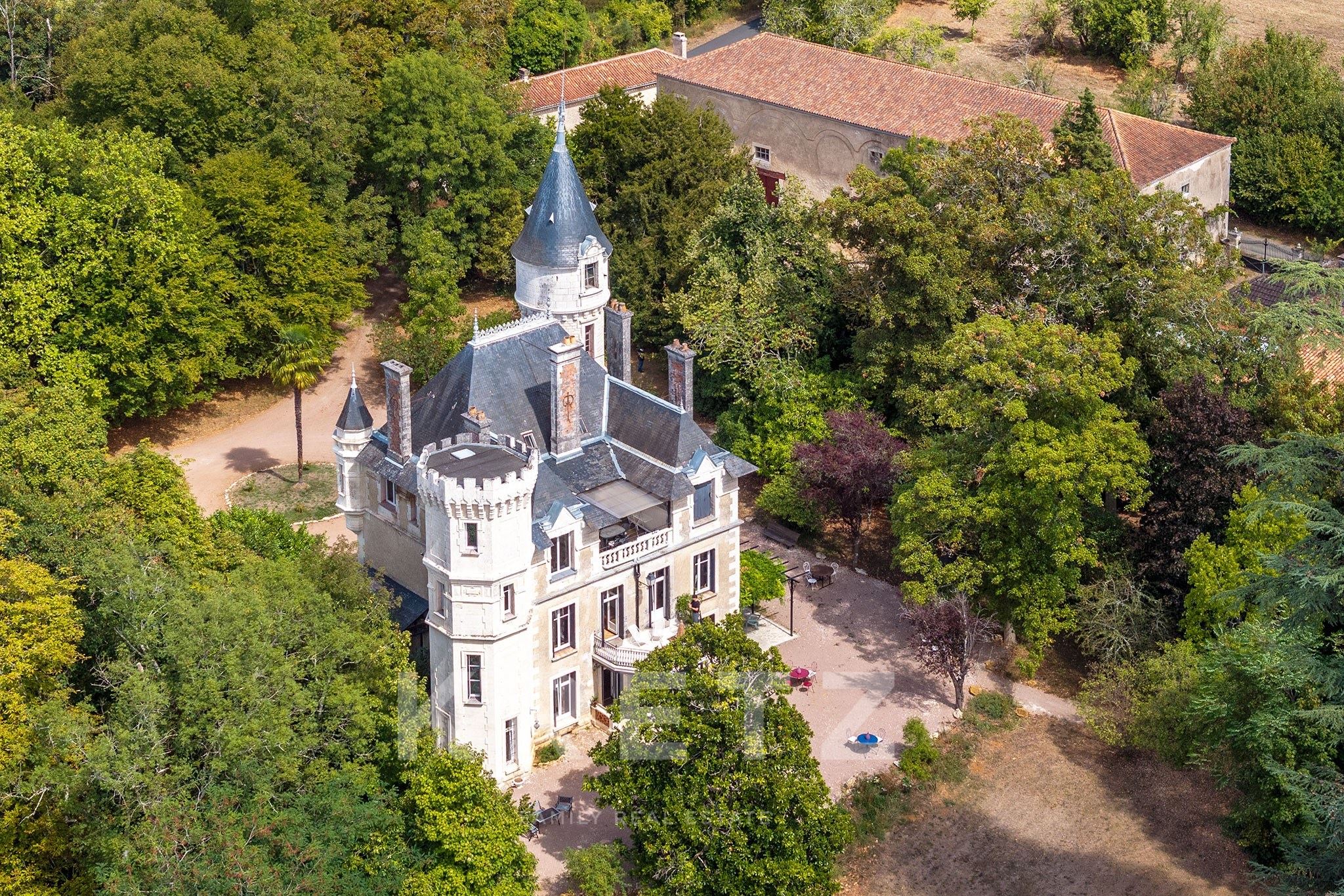 Historic 17th-century château, 600 m², 10 ha park, swimming pool