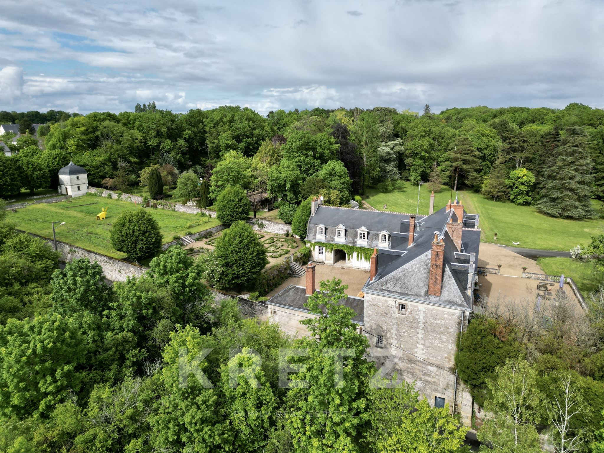 18th-century château near Tours