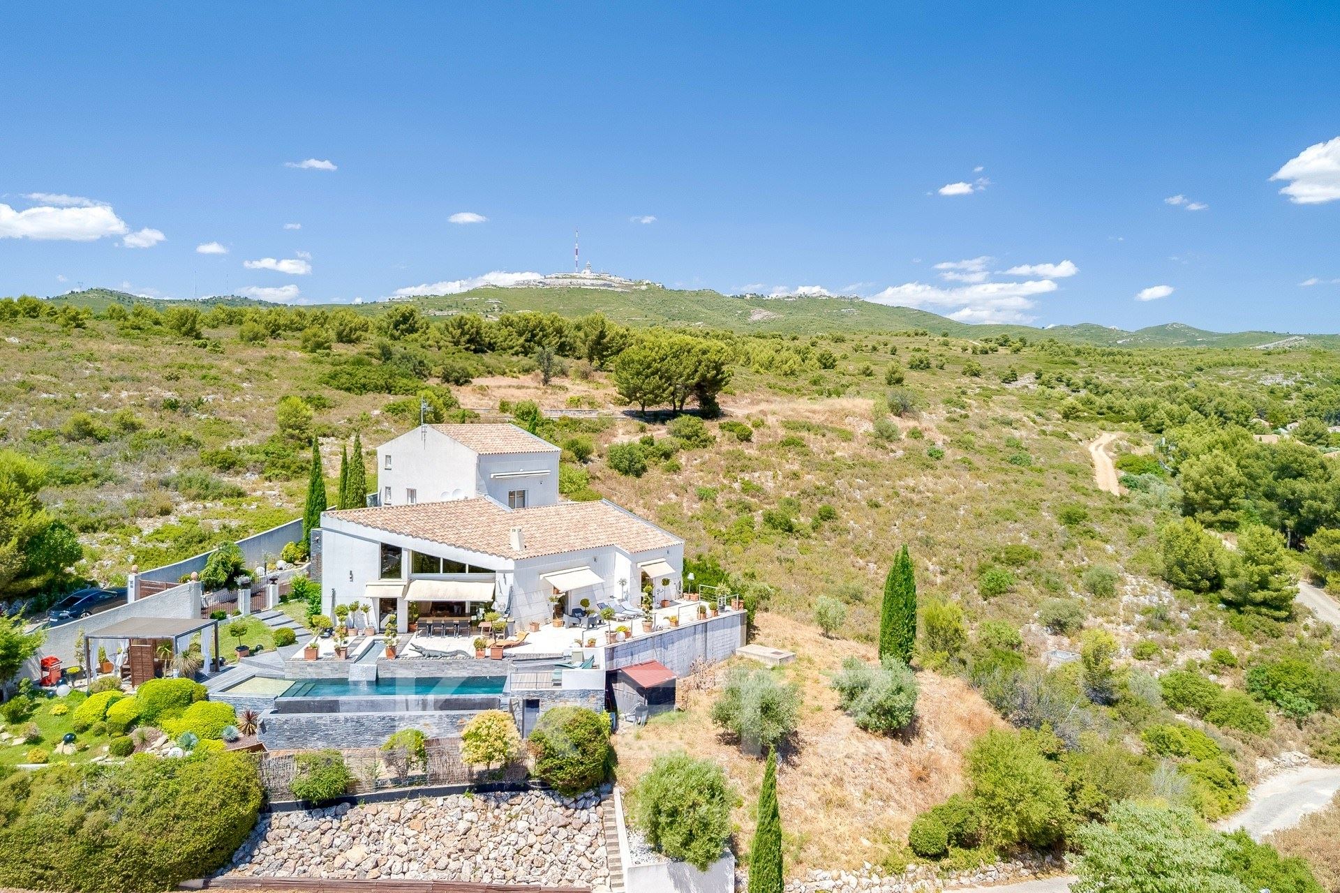 Villa contemporaine vue panoramique