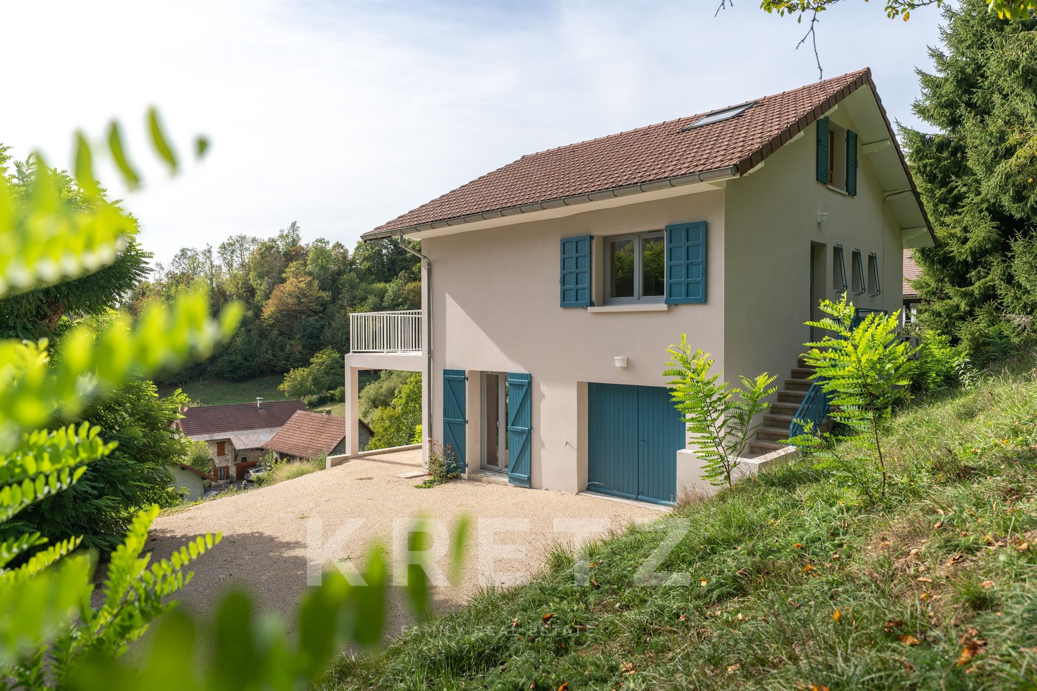 Casa con acceso al lago de Aiguebelette y vistas despejadas