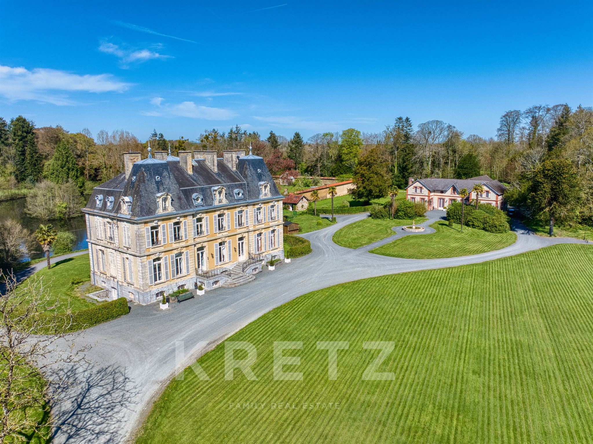 Elegant 19th-Century Château Set Within an Exceptional Landscaped Estate in the Normandy Countryside