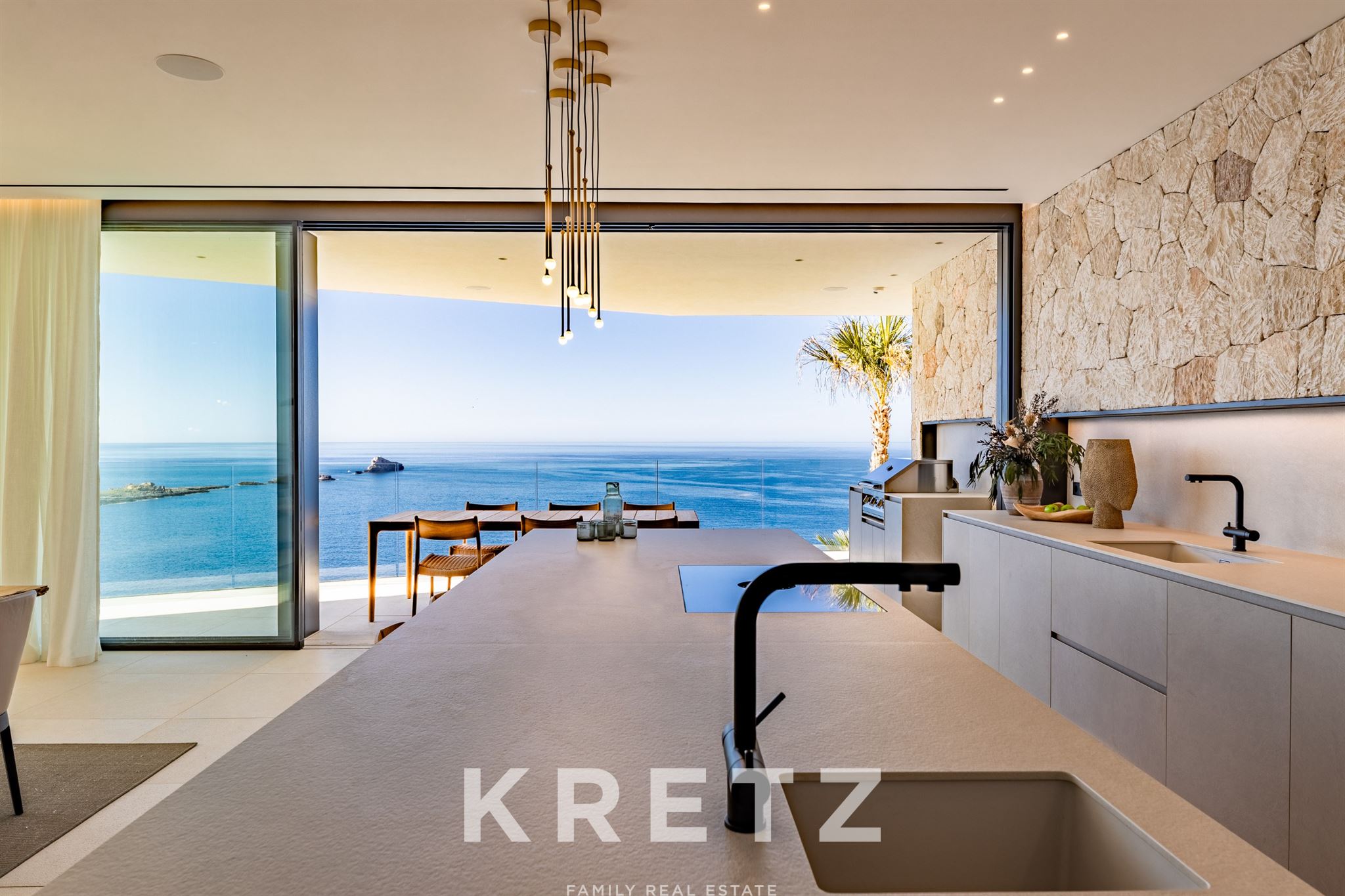Brand new contemporary villa in El Toro, Mallorca, frontline with stunning sea views