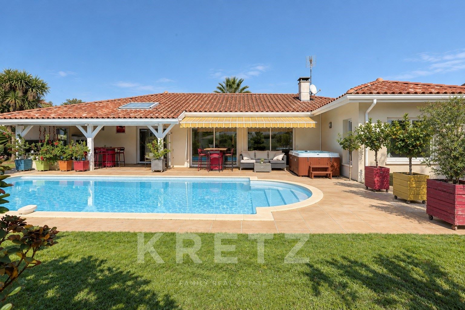 Le calme absolu, à deux pas du bourg : votre villa de plain-pied à Soorts-Hossegor