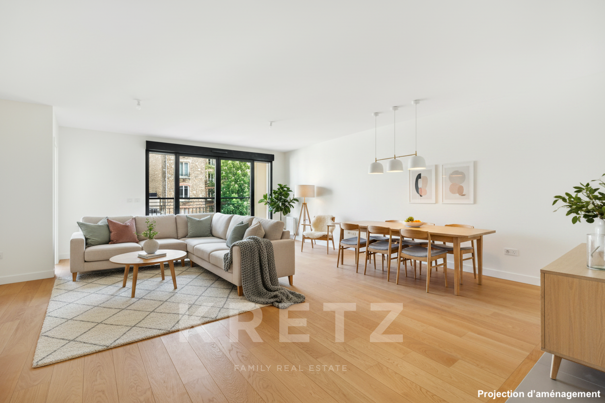 Saint-Maurice — 4 pièces neuf avec loggia et parking