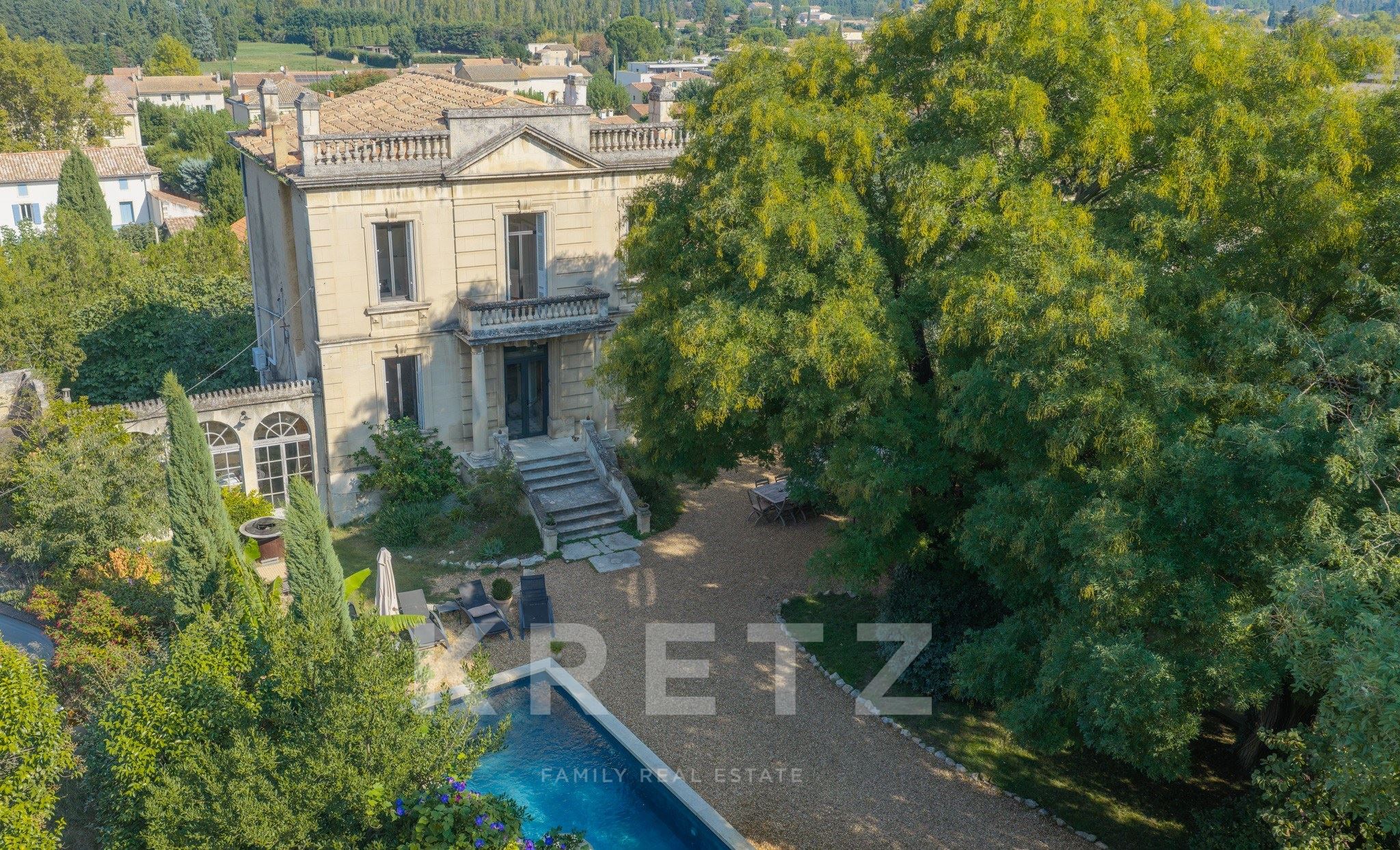 19th-Century Manor House with Pool, Garden and Orangery