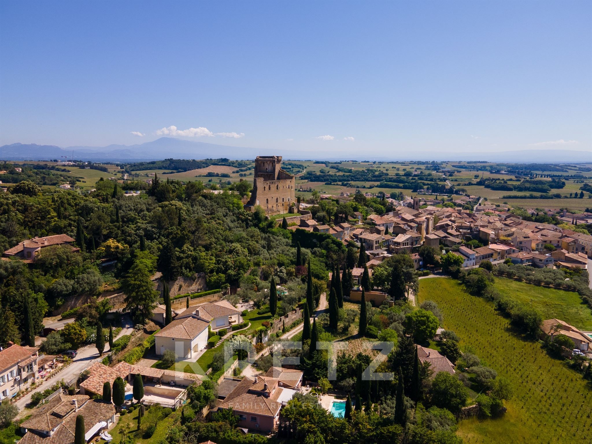 Architect-designed house with 360° views - Châteauneuf-du-Pape