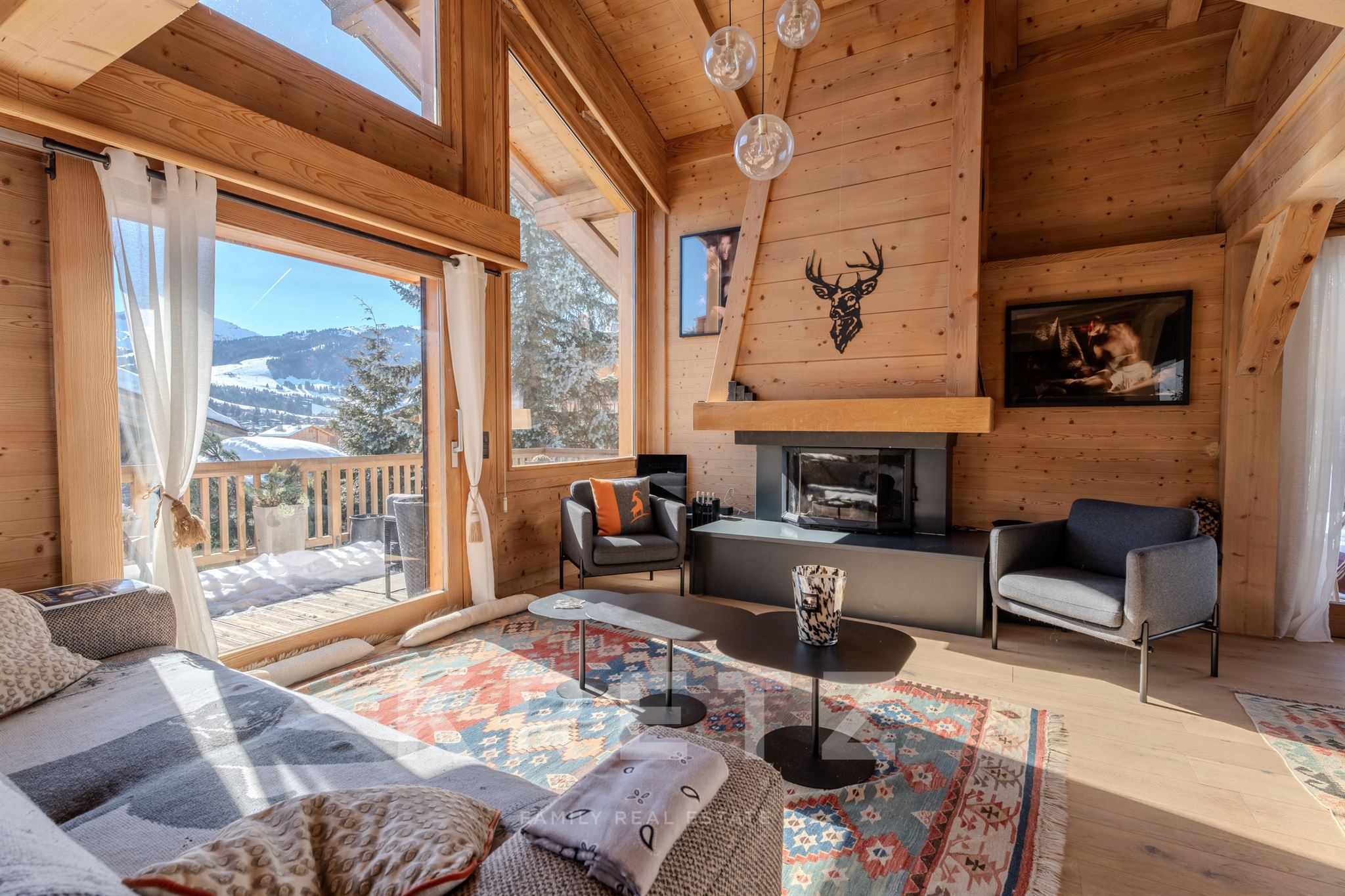 Chalet familial rénové – Megève Jaillet