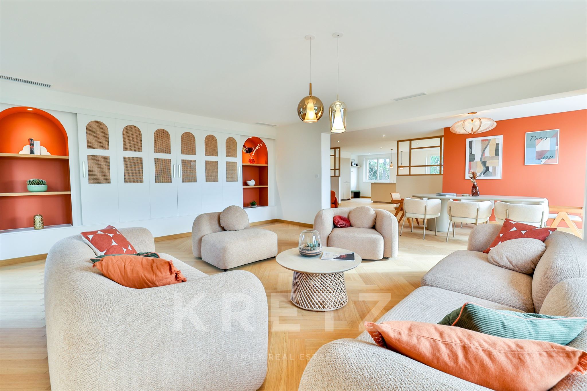 An iconic 70s-inspired villa, where seaside living meets comfort