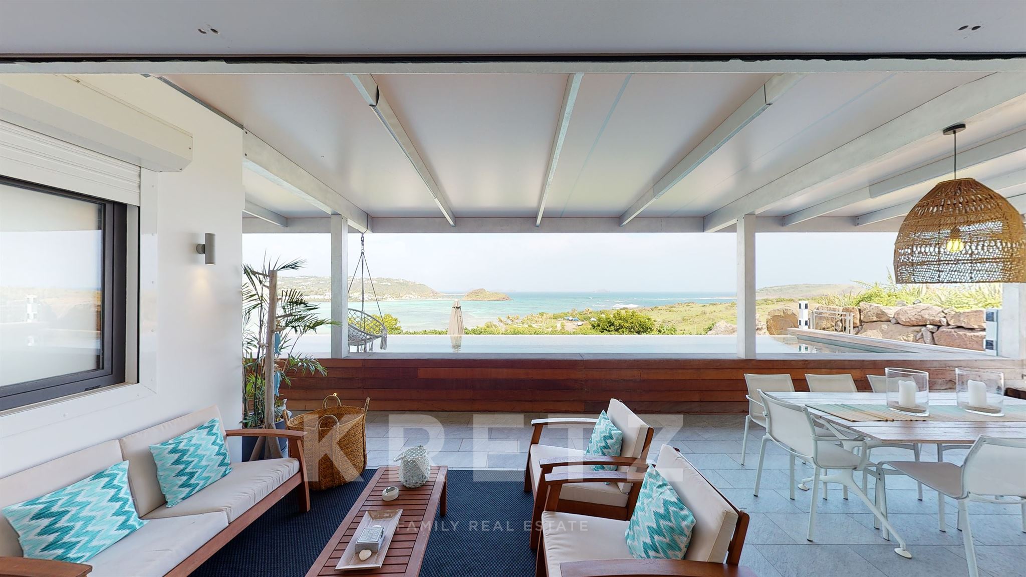 Villa with panoramic lagoon view