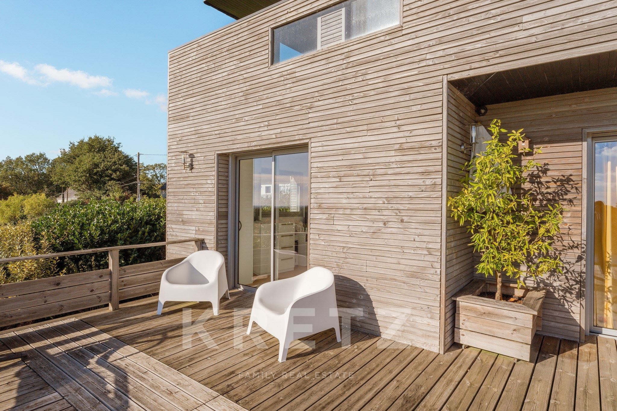 Maison contemporaine avec vue sur la campagne et le Golfe du Morbihan - Berric