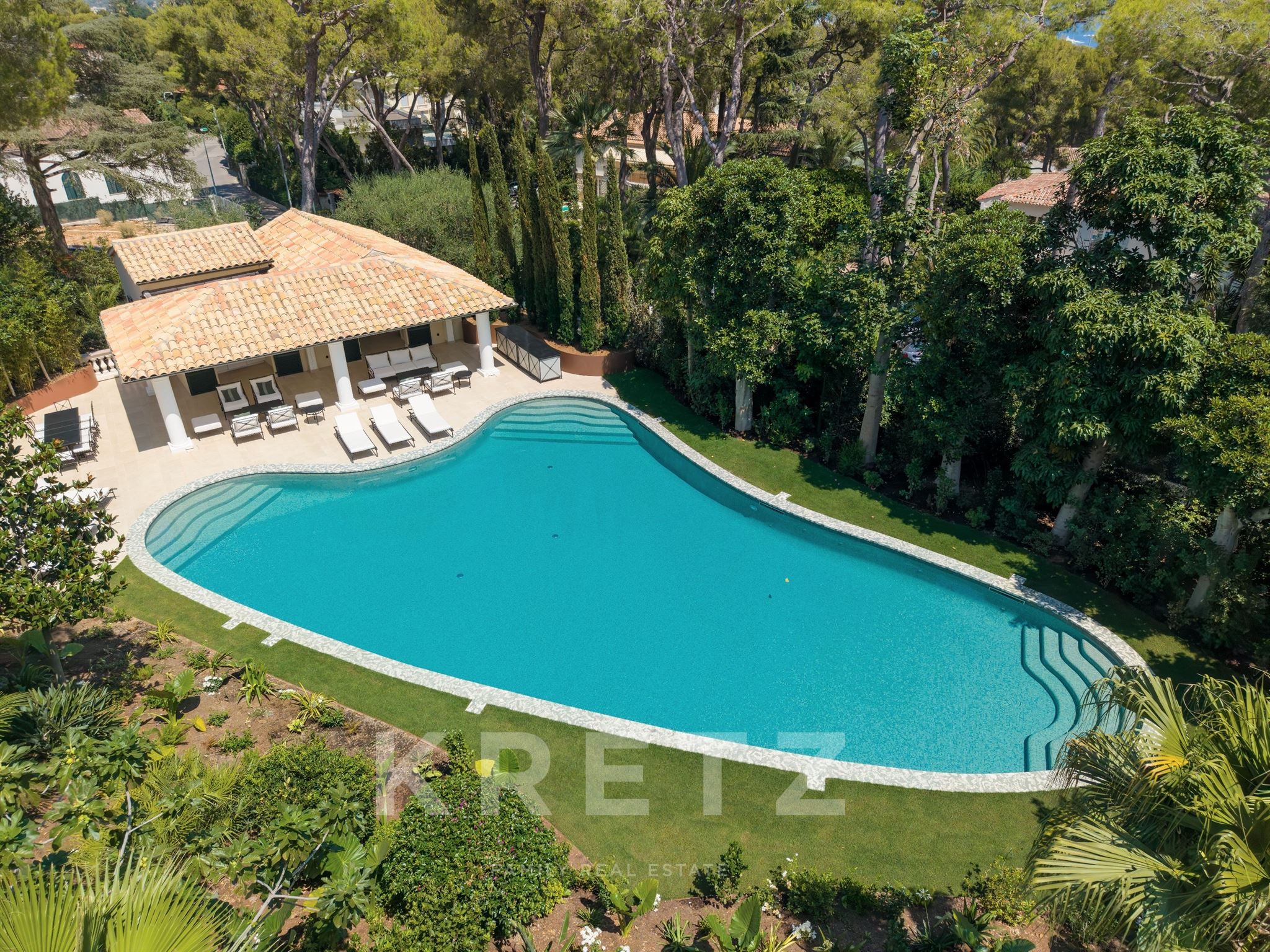 Villa Privée, Plus Grande Piscine de Saint-Jean-Cap-Ferrat